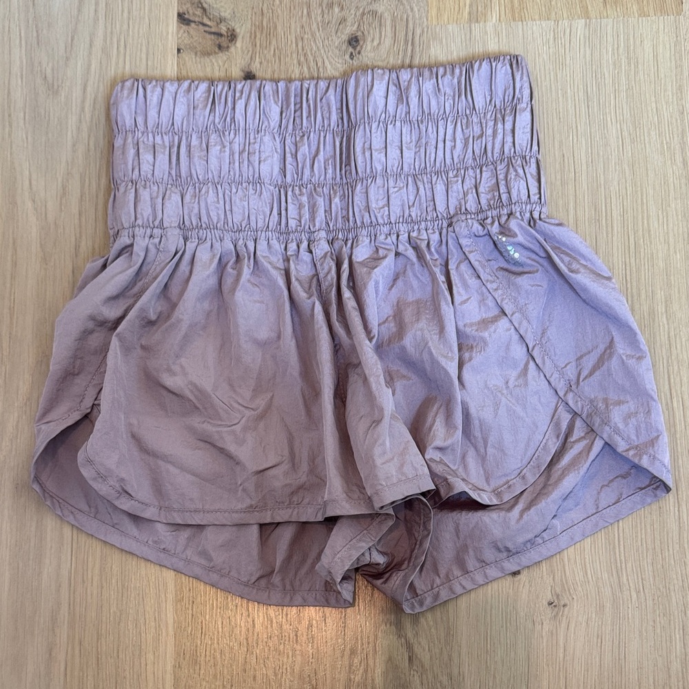 High Waist The Way Home Mauve Shorts